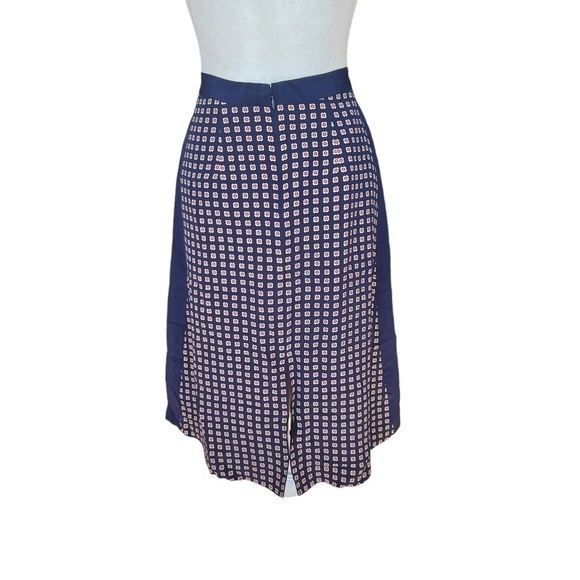 MADEWELL Silk Ascot Geo Printed Midi Skirt - Picture 5 of 7